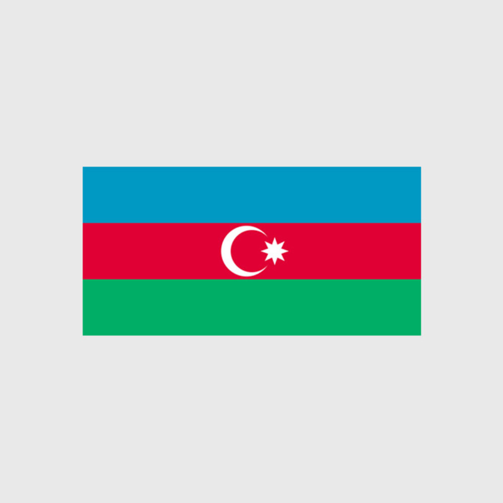 Флаг Азербайджана вектор
